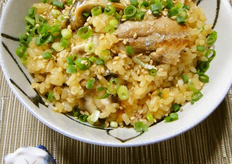 Easiest Way to Make Homemade A Professional Chef&#39;s Easy Pacific Saury Rice