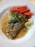 Cod in Herbed Lemon Wine Sauce