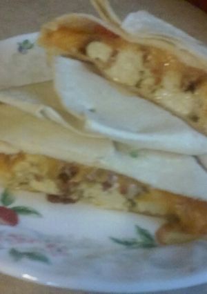A picture of Breakfast wraps.