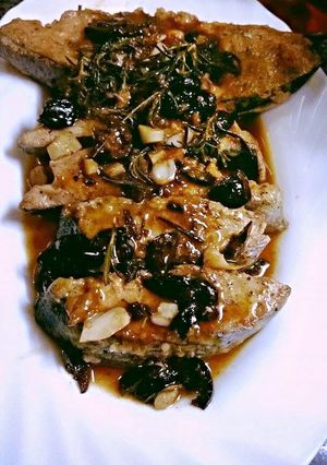 A picture of Fish Fillet with rosemary.