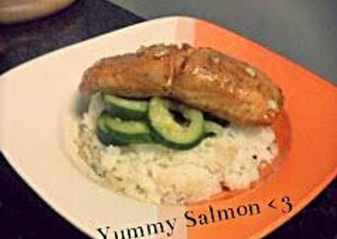 Recipe of Super Quick Homemade Baked Brown Sugar Glazed Salmon