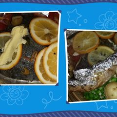 A picture of Claires baked flounder.