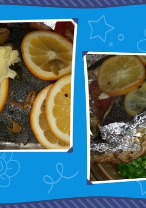A picture of Claires baked flounder.