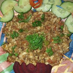 A picture of #Brainfry #cookpadapp #sehricontest.