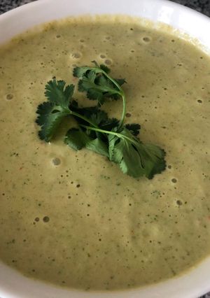 Una foto de Salsa de cilantro