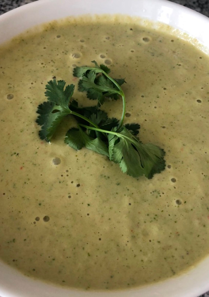 Una foto de Salsa de cilantro
