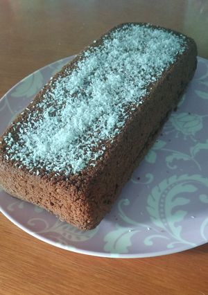 Una foto de Torta de Chocolate con harina de avena y sin Azúcar 😋