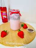 Chia seed and Strawberry Sharbaat