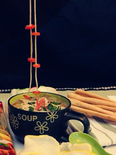 A picture of Carrot Laced Soup.