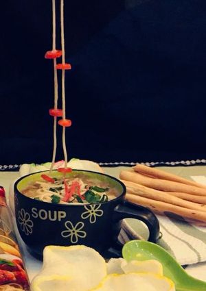 A picture of Carrot Laced Soup.