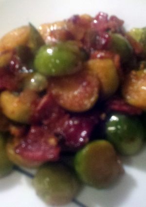 A picture of Brussel Sprouts ala Angela (from allrecipes.com posted by JimChicago52).