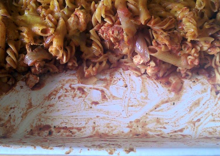 How to Prepare Super Quick Homemade Mandys chicken pasta bake