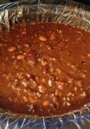 A picture of Crockpot Chili.