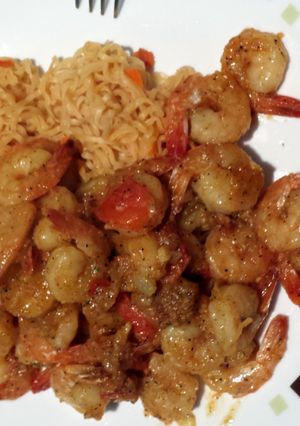 A picture of Yummy shrimp.