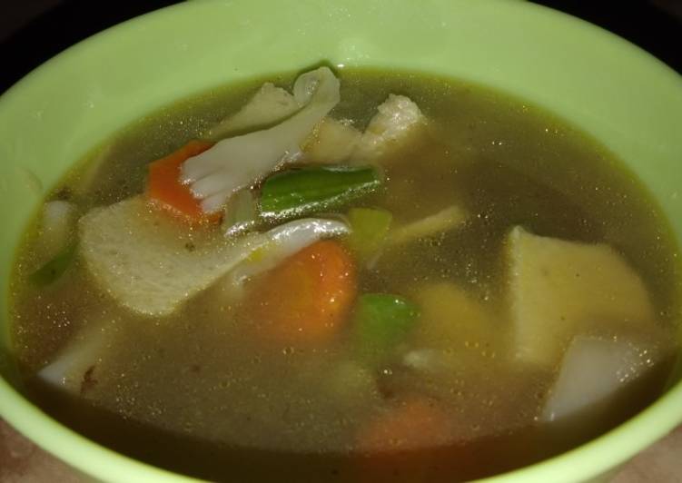 Cara Gampang Menyiapkan Sop Sapo Tahu (Tofu Ikan) Anti Gagal