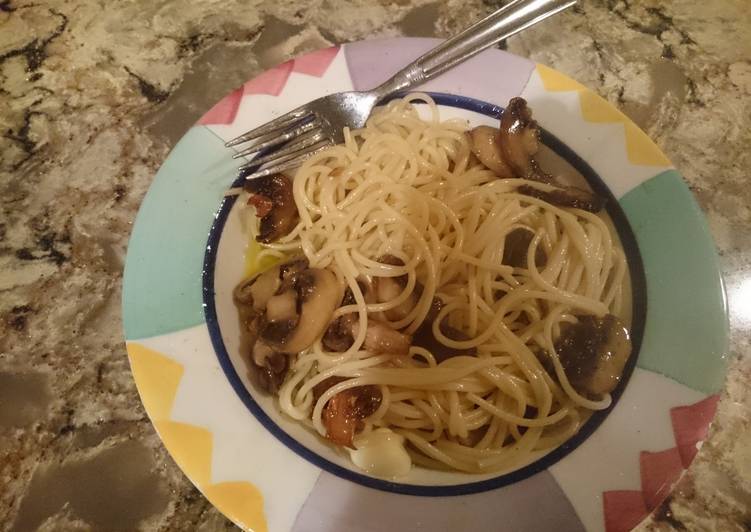 Recipe of Homemade Simple Mushroom Pasta