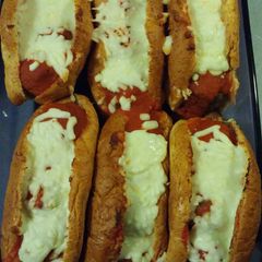 A picture of Easy meatball subs.