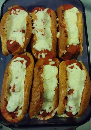 A picture of Easy meatball subs.