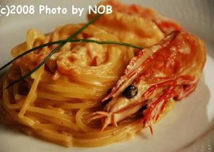 Pasta with Shrimp and Cream