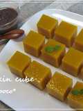 Kabocha Squash "Sweet Cubes" with Azuki Sauce