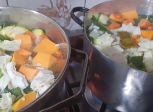 Una foto de Sopa caserita y natural. Grace