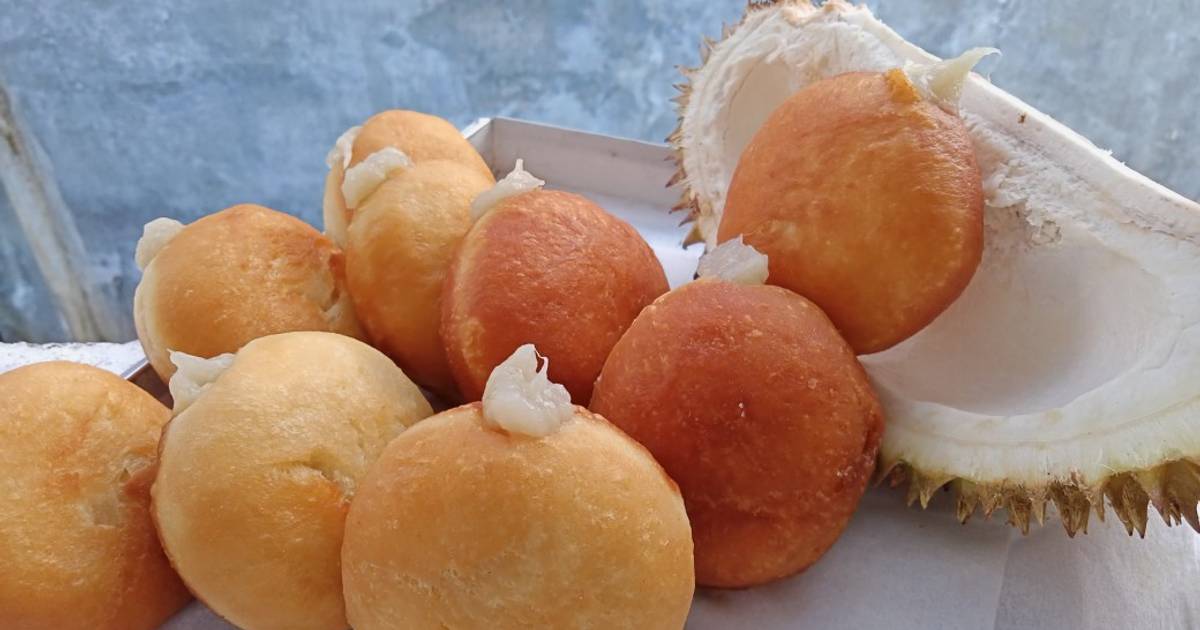 Resep Donat Bomboloni Isi Durian Oleh Diah Trisna - Cookpad