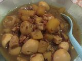 Semur telur puyuh kentang tempe