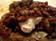 A picture of grilled goat