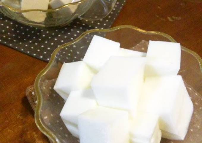 Our Family&amp;#39;s Milk Kanten Jello with Condensed Milk Recipe