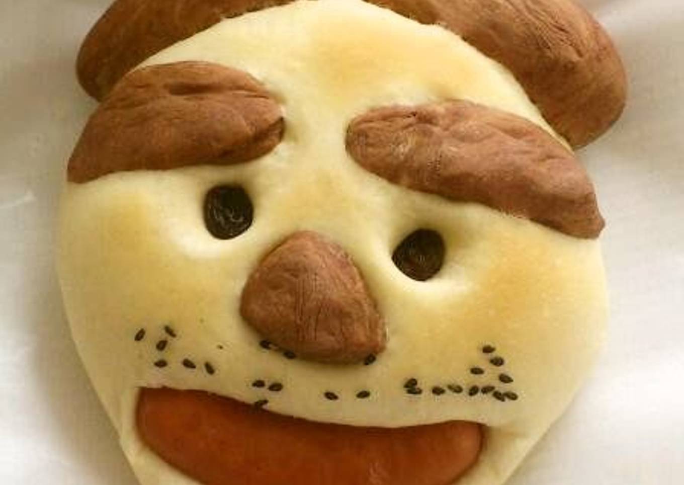 Creative Face Bread