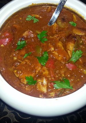 A picture of Arabic chicken masala.