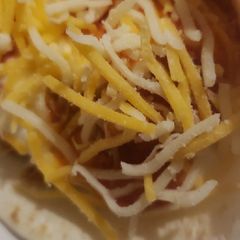 A picture of Chicken taco.