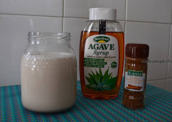 Leche vegetal de arroz con canela Receta de Angelamor16- Cookpad