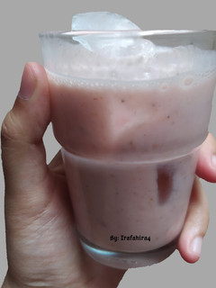 Foto resep Jus pisang + Strawberry