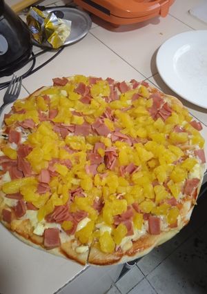 Una foto de Pizza con amor