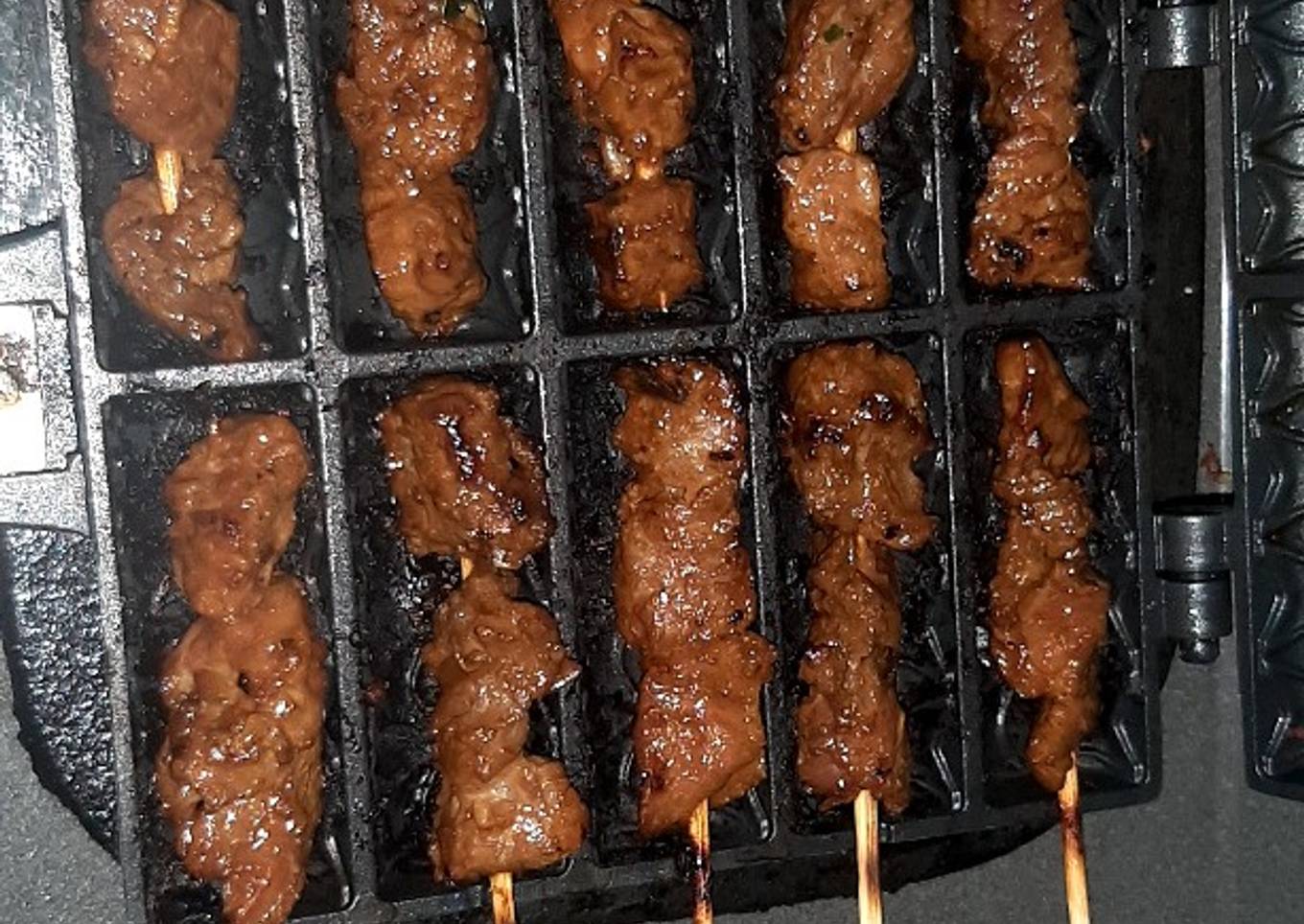 Sate sapi teflon