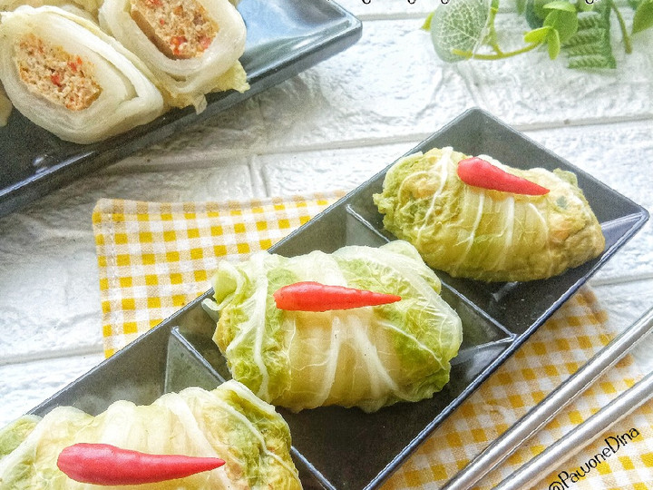 Cara Memasak Roll Kyabetsu (Kol gulung isi ayam sambel bawang) Untuk Jualan