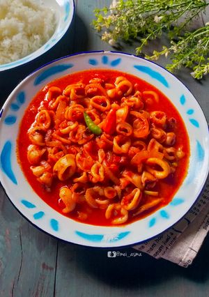 Foto resep Cumi Saos Padang