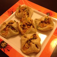 A picture of Puff Pastry Flowers.