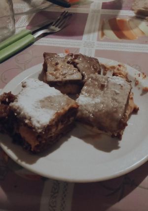 Una foto de Chocotorta de brownie