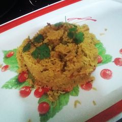 A picture of Tomato Pulao.
