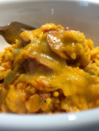 Easy Way Prepare Easy Sausage with Rice the Delicious Makes you drool