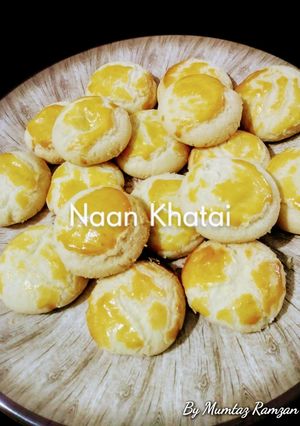 A picture of Naan khatai.