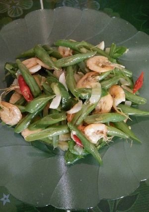 Foto resep Tumis buncis udang