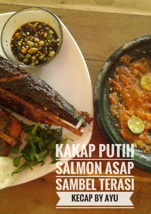Foto resep Kakap Putih Salmon Asap Sambel Terasi Kecap