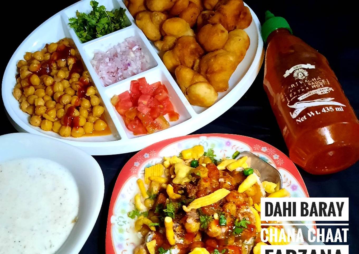 Dahi baray chana chaat