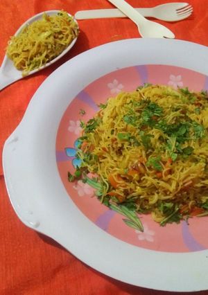 વેજ. રાઈસ સેવાઈ (Veg. Rice sevai in Gujarati રેસીપી મુખ્ય ફોટો