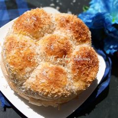 A picture of Homemade coconut bread.