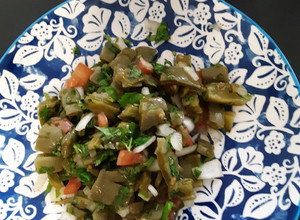 Una foto de Ensalada de nopales 🇲🇽