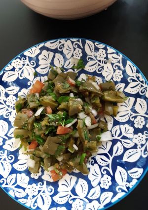 Una foto de Ensalada de nopales 🇲🇽